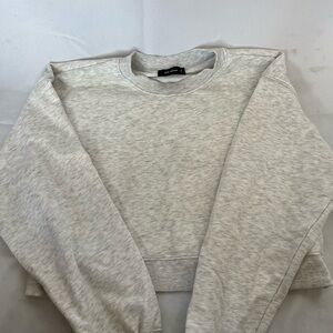 Grey cropped sweatshirt